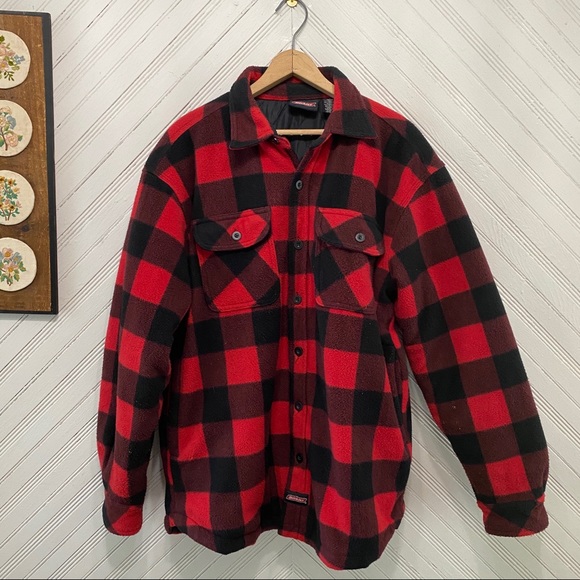 Dickies Buffalo Plaid Fleece Jacket 